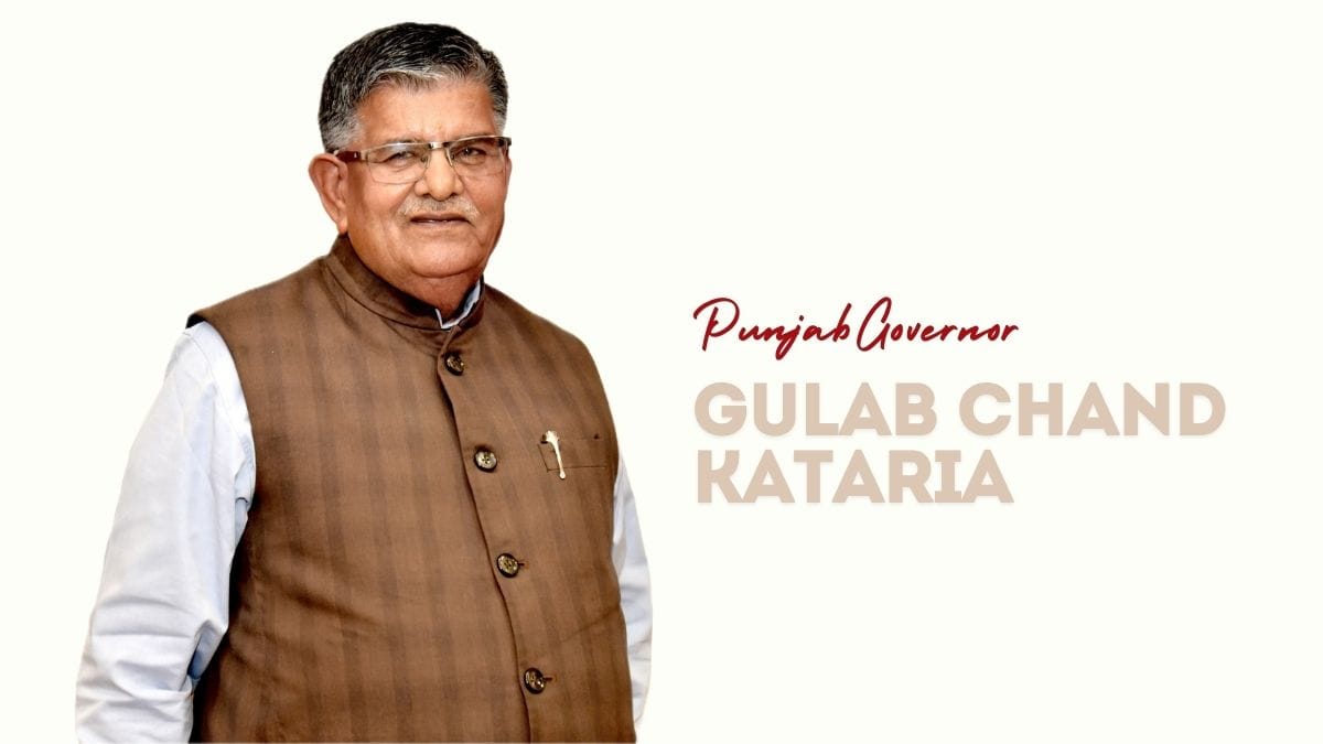 2 Punjab chief minister bhagwant mann welcomes new governor gulab chand kataria.