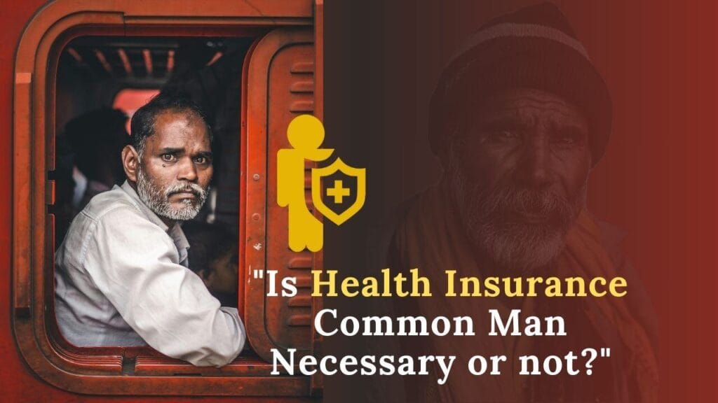 Is health insurance common man vital for in 2025? A thoughtful portrayal of a common man with the question 'is health insurance necessary for 2025? '