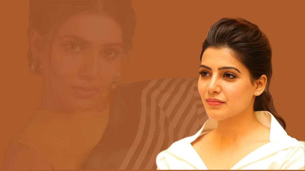 Samantha ruth prabhu in elegant white outfit Samantha ruth prabhu in a white outfit with neatly styled hair.