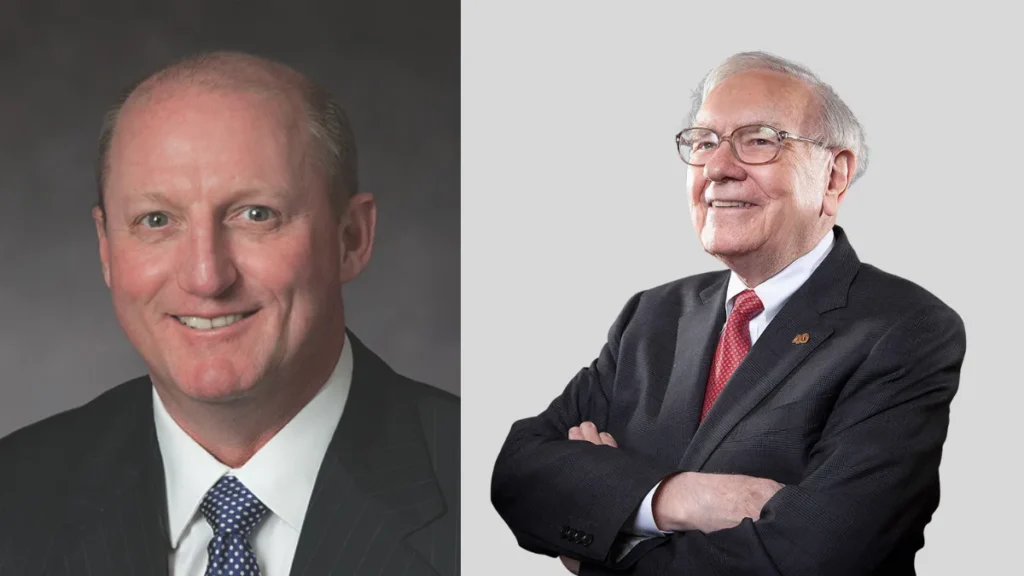 Warren buffett retires, greg abel takes over as berkshire hathaway ceo Warren buffett and greg abel, symbolizing the leadership transition at berkshire hathaway.