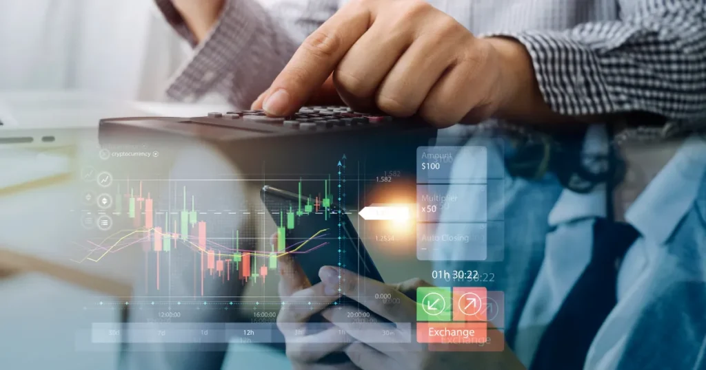 GNG Electronics IPO 2025: Latest Updates, Allotment Status & Market Performance mage showing financial data and investor using calculator for GNG Electronics IPO, representing market activity and allotment status updates in 2025.