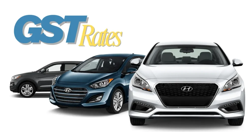 new gst rates cars