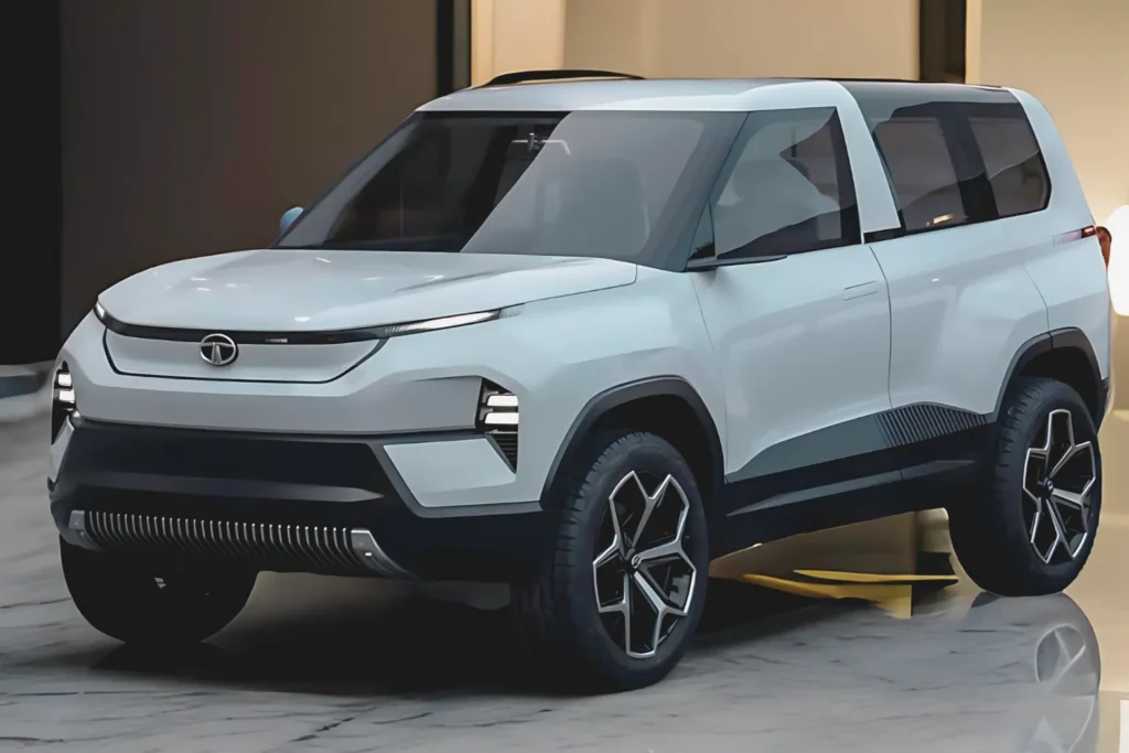 Tata Sierra 2025 showcased by Tata Motors with stunning new features and a modern design comeback